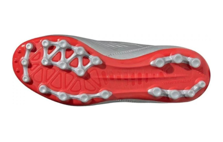 Adidas Predator 19,3 Устойчивые к истиранию Низкие Детские Футбольные Бутсы Серебристо-Черные Детские