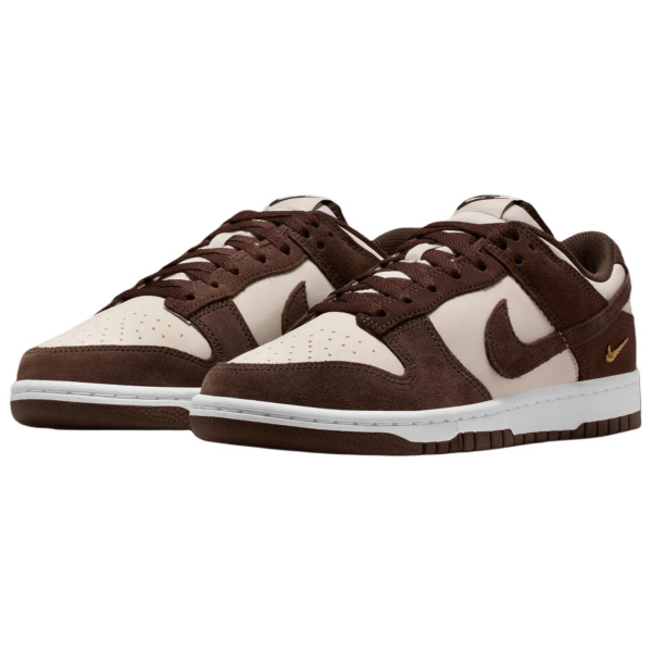 Nike Dunk Low Top Скейтборд Кроссовки Женские Коричневые