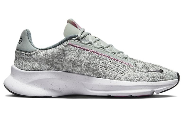 Nike SuperRep Go 3 Next Nature Flyknit Амортизация Противоскользящие Низкие Кроссовки для тренировок Женские Серые