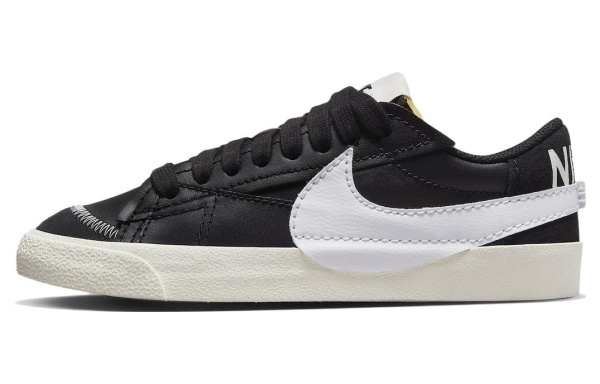 Nike Blazer '77 Jumbo Low Кроссовки для скейтбординга Женские Черно-белые