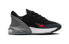Nike Air Max 270 Low Топ Детская беговая обувь Черный Серый Детский Возраст 3-7 лет