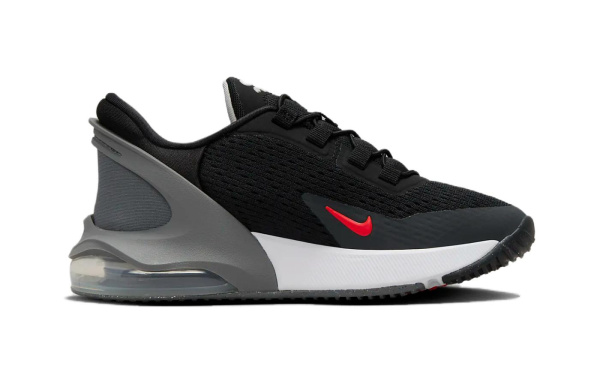 Nike Air Max 270 Low Топ Детская беговая обувь Черный Серый Детский Возраст 3-7 лет
