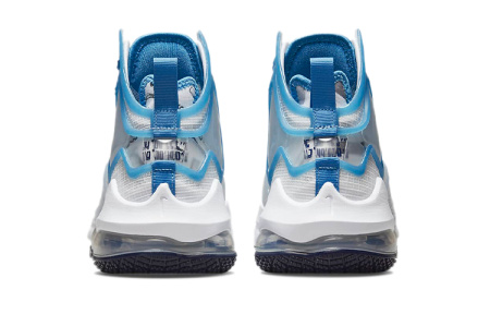 Nike Lebron 19 Space Jam High Топ Детские Баскетбольные Кроссовки Серебристо-Серый Синий