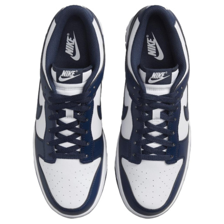 Nike Dunk Slip-Resistant Abrasion-Resistant Low-Top Скейтборд Кроссовки Унисекс Белый Синий