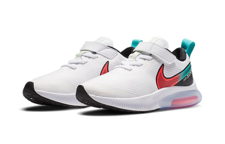 Nike Air Zoom Arcadia Амортизация Низкие Беговые Кроссовки Белый Красный Синий Детские Возраст 3-7 лет