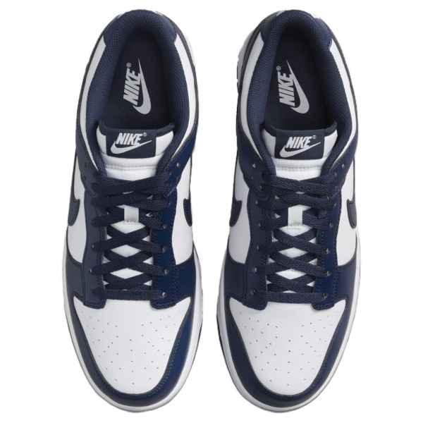 Nike Dunk Slip-Resistant Abrasion-Resistant Low-Top Скейтборд Кроссовки Унисекс Белый Синий