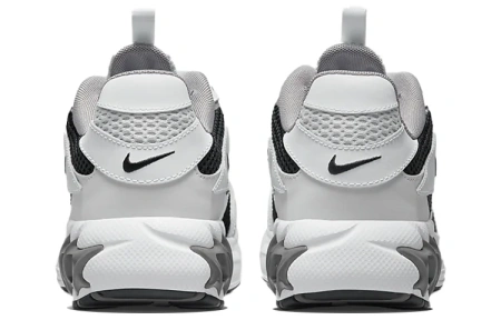 Nike Zoom Air Fire Винтаж Сетчатая ткань Искусственная кожа Низкие кеды для бега Женские Белый Черный