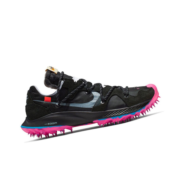 Off Белый X Nike Air Zoom Terra Kiger 5 Дышащие Низкие Кроссовки для Трейла Женские Черные Розовые