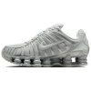 Nike Shox TL Series Дышащая Поддержка Амортизация Повседневные Беговые Кроссовки Женские Серебристо-Серый