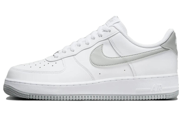 Nike Air Force 1 Low Топ Скейтборд Кроссовки Мужские Белые Серые