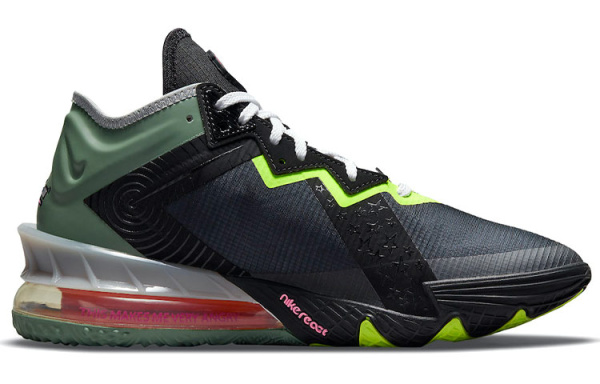 Space Jam X Nike Lebron 18 Bugs Bunny X MARVIN The Martian Противоскользящий Устойчивый к истиранию Низкий Топ