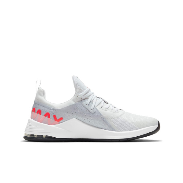 Nike Air Max Bella Сетка Текстиль Синтетическая кожа Низкие кроссовки для тренировок Женские Белый Серый Красный
