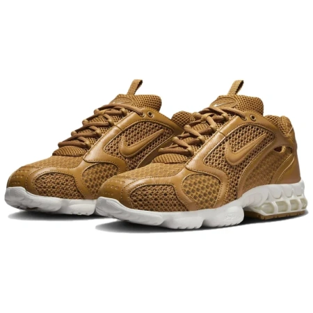 Nike Air Zoom Spiridon Cage 2 Противоскользящая Устойчивая к истиранию Низкий Верх Повседневная Обувь Мужская Коричневая