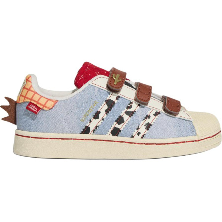 Disney x Adidas Superstar 2 Low Топ Детские Скейтбординги Синие