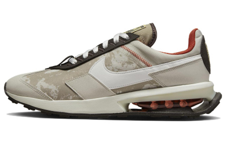 Nike Air Max Pre Day Ткань Устойчивая к Износу Низкий Верх Повседневная Обувь Мужская Серый Коричневый