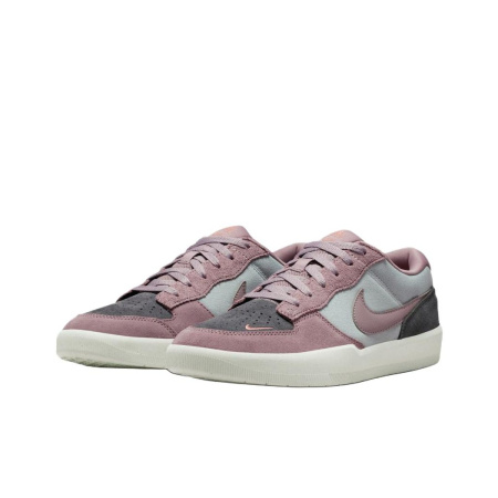 Nike SB Force 58 Текстиль Кожа Низкие Кроссовки для Скейтбординга Унисекс Серый Фиолетовый