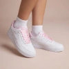 Nike Air Force 1 Low Топ Скейтборд Кроссовки Женские Белый Розовый