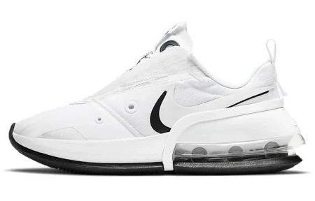 Nike Air Max Up Ткань Низкий Верх Тренажерная Беговая Обувь Женская Белый Черный