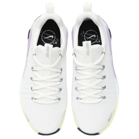 Nike Free Metcon 6 Устойчивые к истиранию низкие беговые кроссовки для женщин белые и фиолетовые