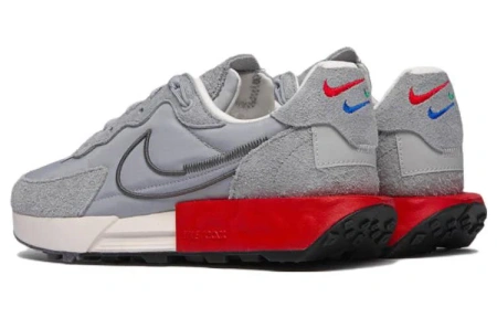 Nike Fontanka Waffle Текстиль Кожа Амортизация Противоскользящий Устойчивый к истиранию Низкий Топ Повседневный