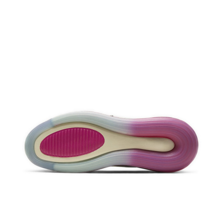 Nike Air Max 720 Винтаж Кожа Низкие Кроссовки для Бега Женские Фиолетово-Зеленый Пэчворк Спортивный