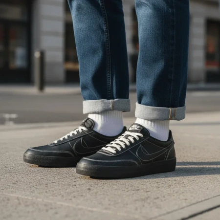 Nike Killshot 2 Low Топ Скейтборд Кроссовки Мужские Черные