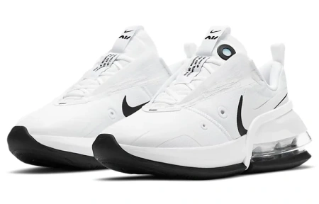 Nike Air Max Up Ткань Низкий Верх Тренажерная Беговая Обувь Женская Белый Черный