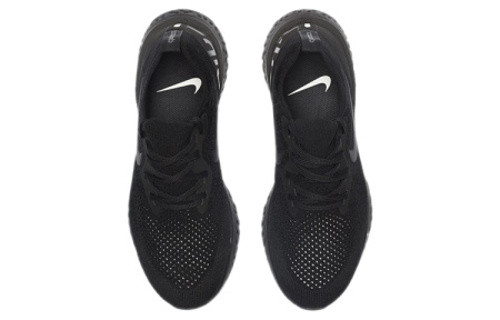 Nike Epic React Flyknit 1 Удобная Обувь с Круглым Палцем Ткань Амортизация Противоскользящие Низкие Кроссовки для Бега