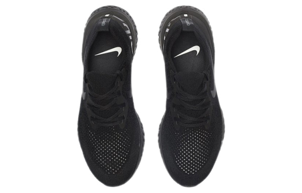 Nike Epic React Flyknit 1 Удобная Обувь с Круглым Палцем Ткань Амортизация Противоскользящие Низкие Кроссовки для Бега
