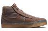 Nike SB Blazer MID Удобный MID Топ Скейтборд Кроссовки Унисекс Коричневый