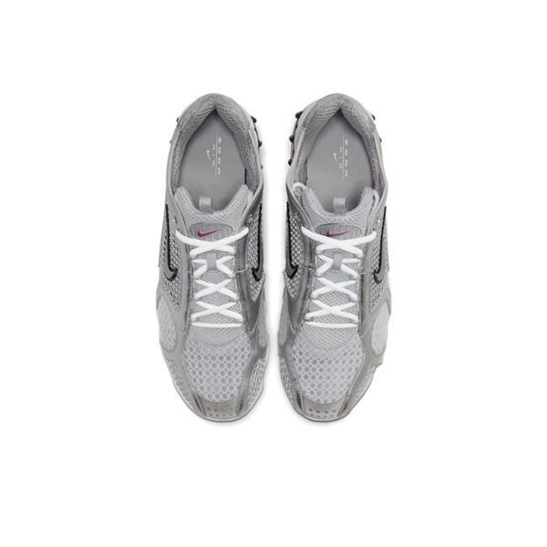 Nike Air Zoom Spiridon Cage 2 Low Топ Повседневная обувь Мужская Серебряная