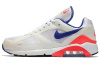 Nike Air Max 180 'Ultramarine' Низкие кеды Повседневная обувь Унисекс Белый Синий