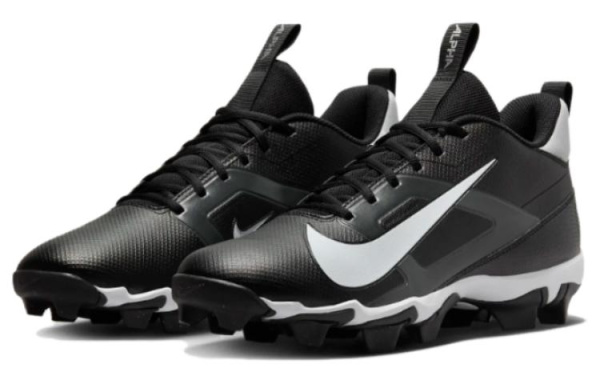 Nike Alpha Menace 4 AG Искусственная трава Противоскользящие Устойчивые к истиранию Футбольные бутсы Мужские Черные