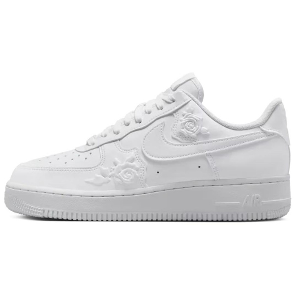 Nike Air Force 1 Slip Resistant Abrasion Resistant Низкие Кроссовки для скейтбординга Женские Белые