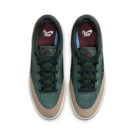 Nike SB MALOR Скейтборд Кроссовки Мужские Зеленые Коричневые