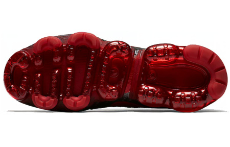 Nike VaporMax Flyknit 2 Ткань Низкий Топ Воздушная Подушка Марафон Беговые Кроссовки Мужские Черные Красные
