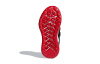 Adidas Rapidaflex El K Slip-Resistant и Breathable Низкий Топ Детская Беговая Обувь Черный Красный Детский
