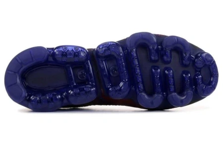 Nike VaporMax Flyknit 2 Ткань Низкий Топ Повседневные Беговые Кроссовки Мужские Красный Синий
