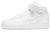 Nike Air Force 1 MID Топ Скейтборд Кроссовки Мужские Чисто Белые