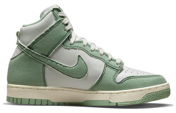 Nike Dunk High 'Зеленый Деним' Высокие Кроссовки для скейтбординга Женские Зеленые