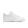 Nike Air Force 1 'Triple White' Кожа Устойчивая к истиранию Низкие Кроссовки для скейтбординга Женские Чисто белые