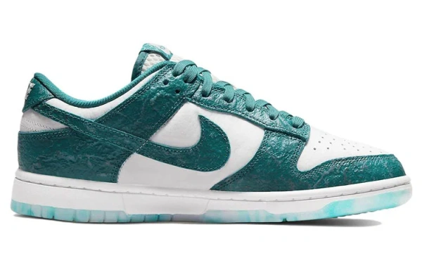 Nike Dunk 'Ocean' Кожа Низкие Кроссовки для Скейтбординга Женские Синие
