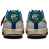 Nike Air FORCE 1 LV8 Устойчивые к истиранию Дышащие Низкие Кеды для Детей для Скейтбординга Серый Белый