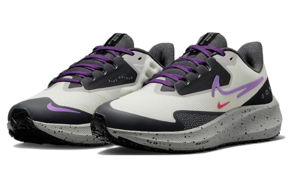 Nike Air Zoom Pegasus 39 Low Топ Беговые кроссовки Женские Серый Красный
