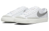Nike Blazer Low Top Скейтборд Кроссовки Женские Белые Серебряные