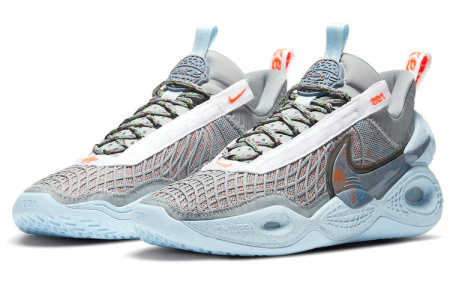 Nike Cosmic Unity 1 'space hippie' Низкие баскетбольные кроссовки для игры Мужские Серый Синий Азиатская версия