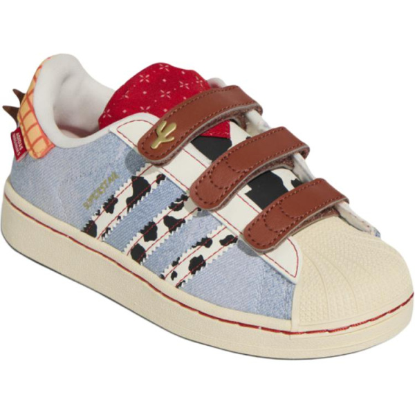 Disney x Adidas Superstar 2 Low Топ Детские Скейтбординги Синие
