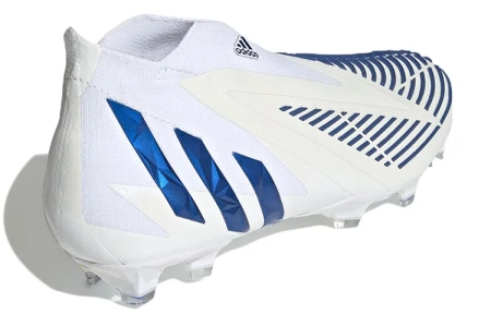 Adidas PREDATOR EDGE FG Твердый Грунт Устойчивые к Износу Футбольные Бутсы Мужские Белый Синий