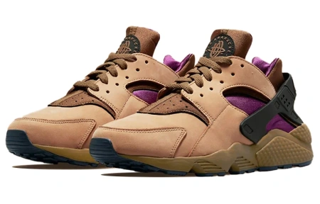 Nike Air Huarache Коровья кожа текстиль Амортизация Противоскользящий Устойчивый к истиранию Поддержка Низкий верх