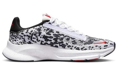 Nike SuperRep Go 3 NN FK 'Белый Picante Красный' Амортизация Противоскользящие Низкие Кроссовки для тренировок Женские
